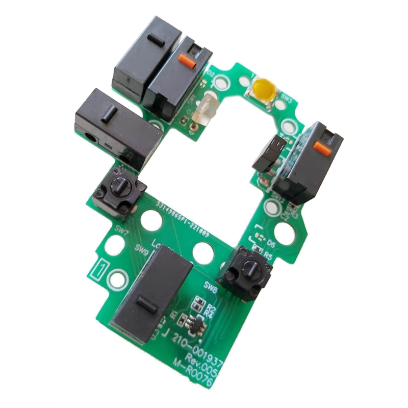 Color: Khaki - for Logitech G502 Lightspeed Wireless Mouse Repair Parts 8.0 Mouse Upper Motherboard Micro Button Key Board 594A