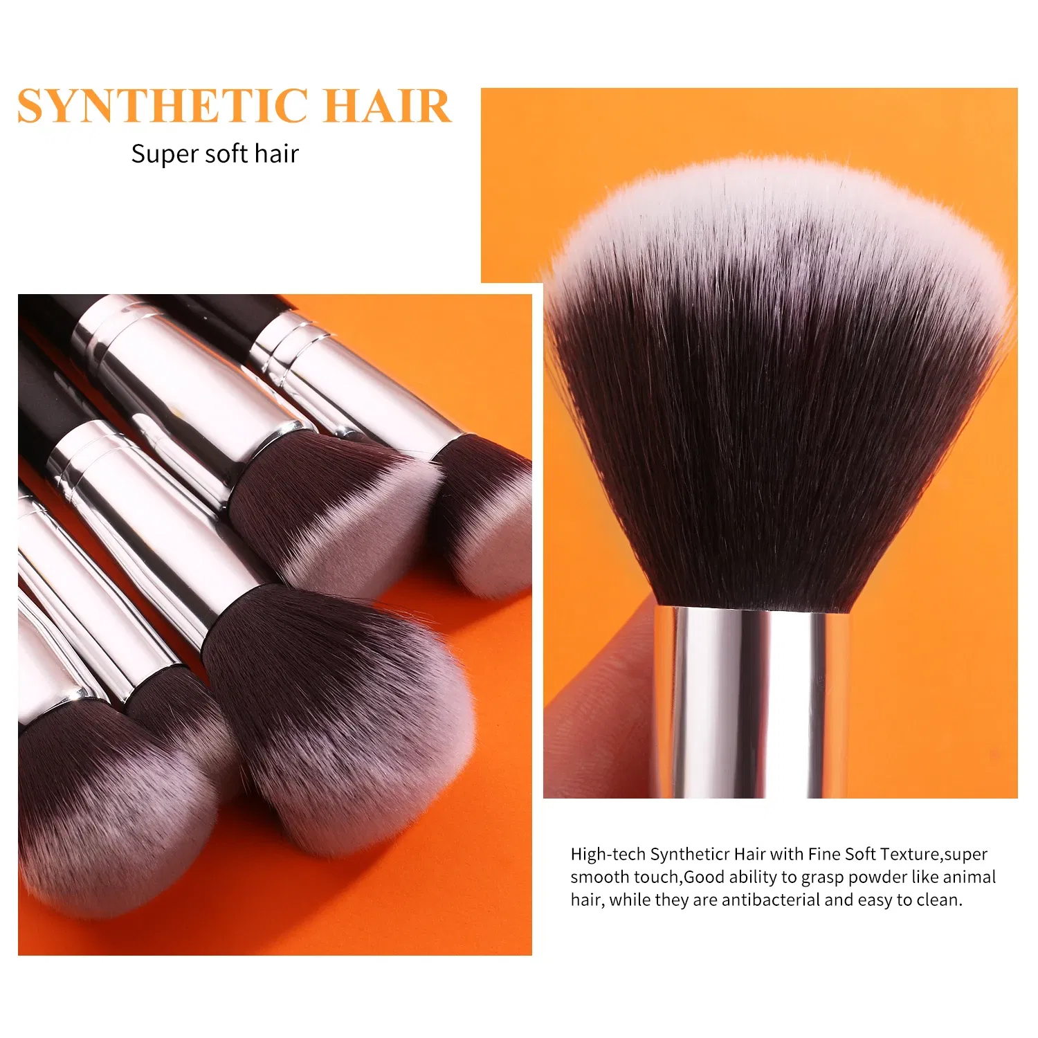 Handle Color: Green, Ships From: france - BEILI Makeup Brush Set with Holder 30-42Pcs Professional Foundation Powder Blush Eyeshadow Blending Brushes Kit Make Up Tools