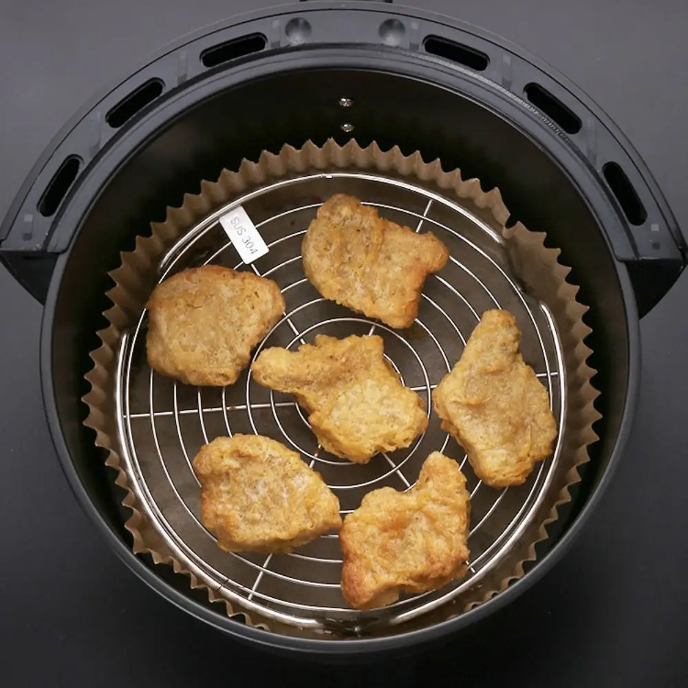 Color: Light Grey - 304 Stainless Steel Steamer Rack Multifunction Pot Steaming Tray Dumplings Eggs Grill Stand Kitchen Tableware Cooking Utensils
