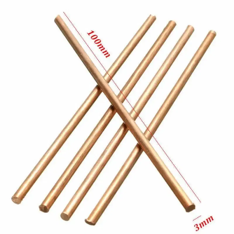 Color: Beige, Specification: 10mm - 1pcs Copper Round Bar Metal Rod Milling Metalworking 3mm 4mm 5mm 6mm 8mm-30mm Length50mm-300mm Copper Rod