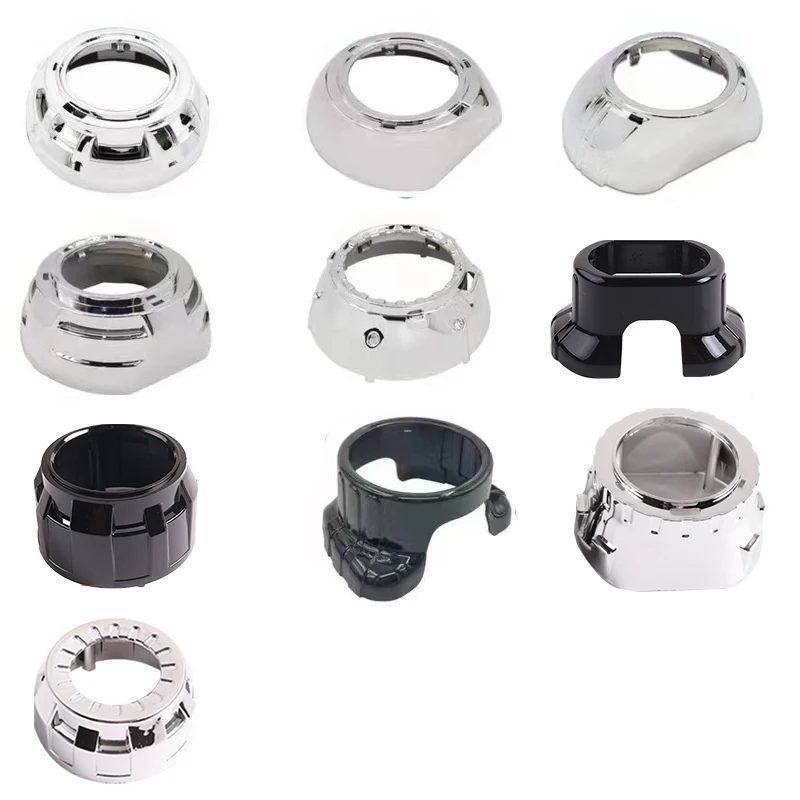 Color: MULTI - SANVI 2.5INCHES 3INCHES BI XENON/LED Projector lens mask shrouds Car light accessories