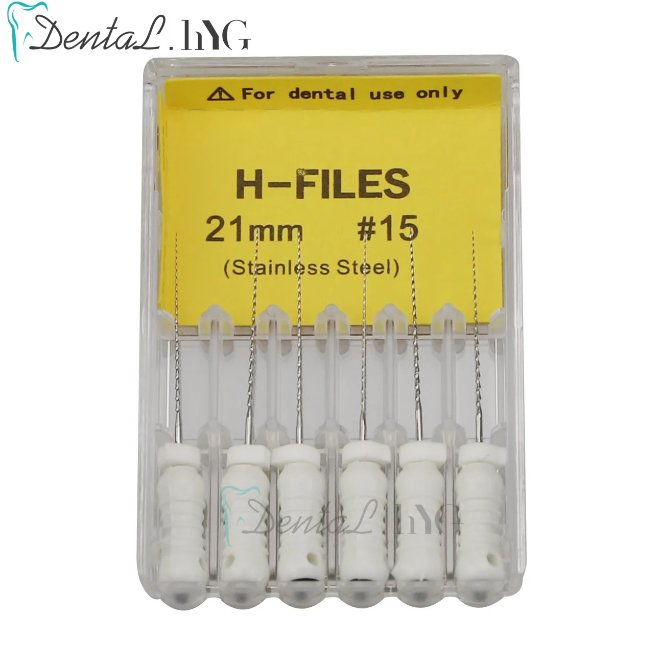 Color: Tran-Violet - 6Pcs/Pack Dental Tools Root Cannal Endo K File 21mm 25mm Stainless Steel Endodontic Instruments Dentist Dentistry Odontologia
