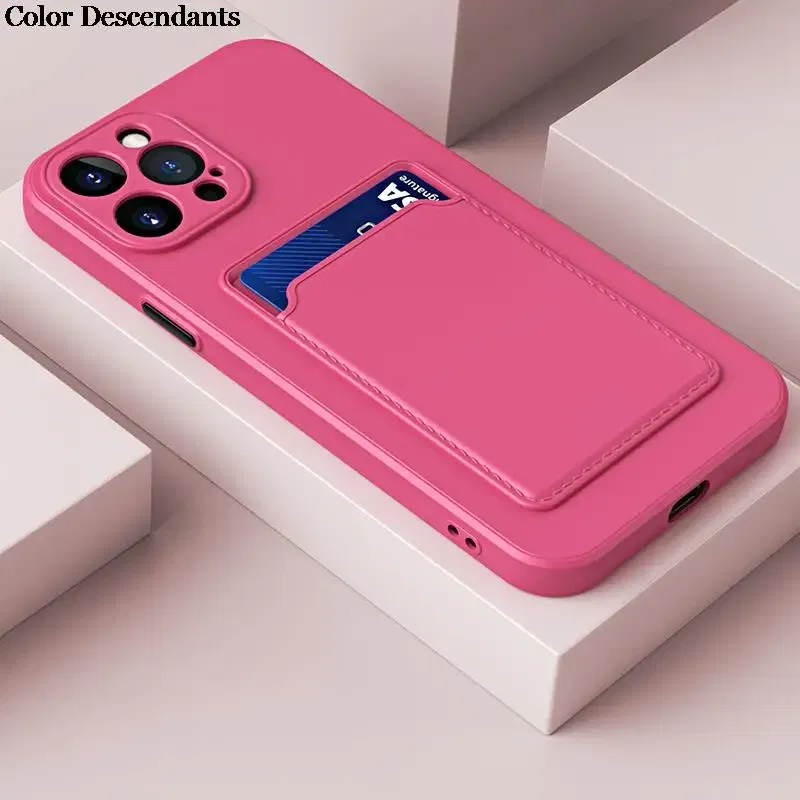 Color: Gold, Material: PC - Card Holder Wallet Case For Samsung Galaxy A32 A53 A33 A13 A52 5G Case on A72 A22 A12 A51 A71 Shockproof Liquid Silicone Cover