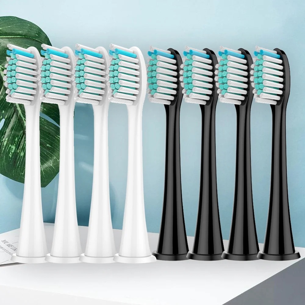 Color: green - Electric toothbrush head, replaceable sonic electric toothbrush head, suitable for Philips Sonicare's electric replaceable brush
