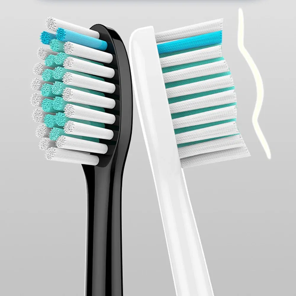 Color: green - Electric toothbrush head, replaceable sonic electric toothbrush head, suitable for Philips Sonicare's electric replaceable brush