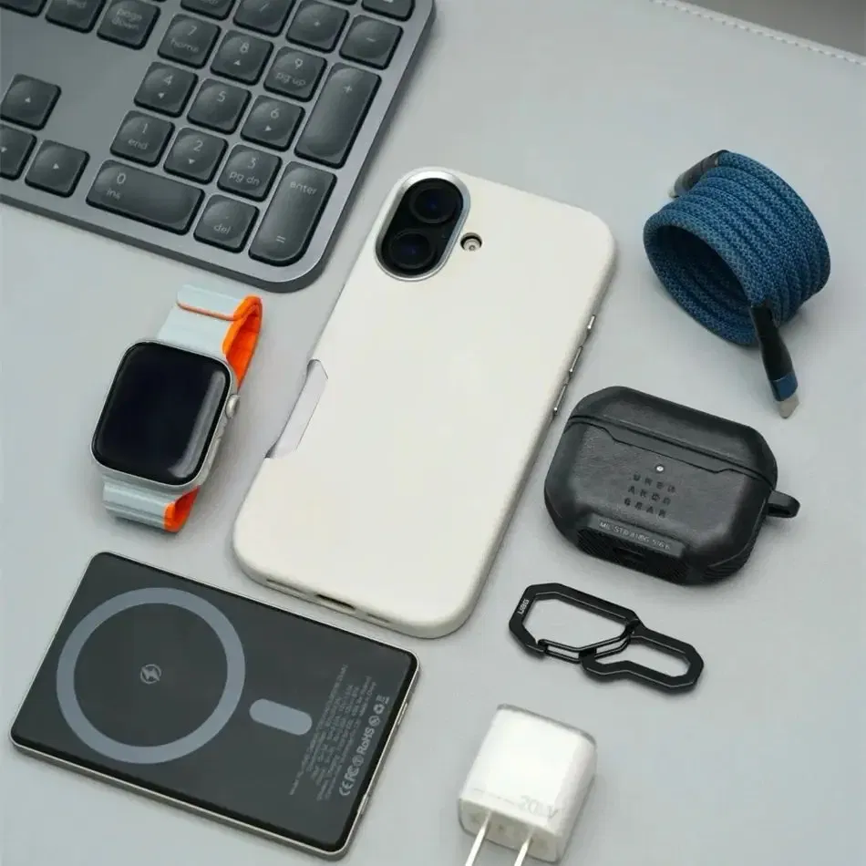 Color: SKY BLUE, Material: Silicon - Aluminium Camera Button For iPhone 16 Pro Max Case Solid Leather Alloy Len Magnetic Wireless Charge Shockproof Cover For Magsafe