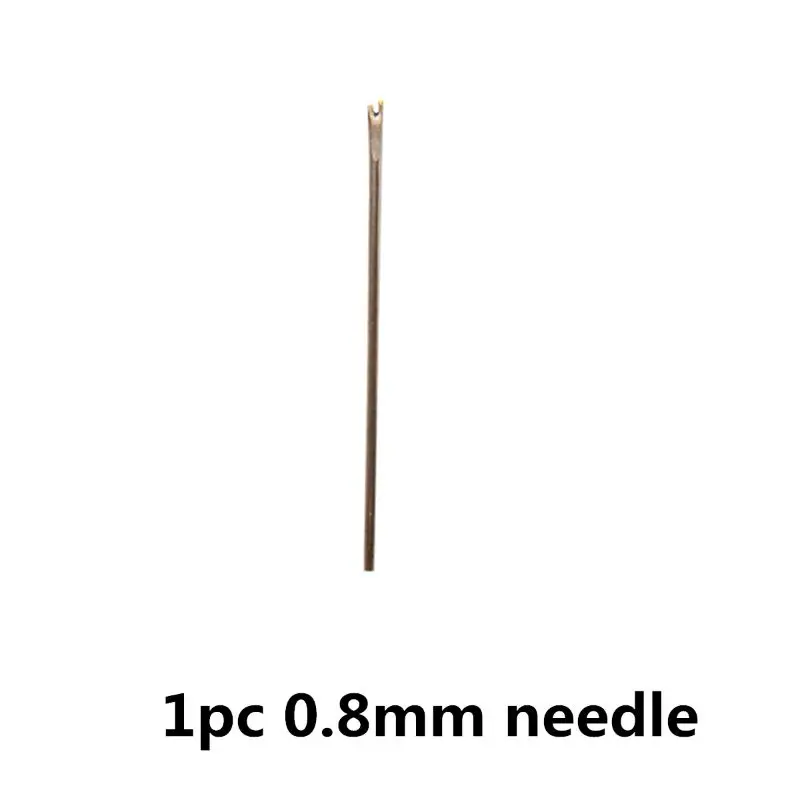 Color: Red - 1set DIY Doll Hair Toll Set 0.6/0.8mm Doll Hair Rooting Reroot Rehair Tool