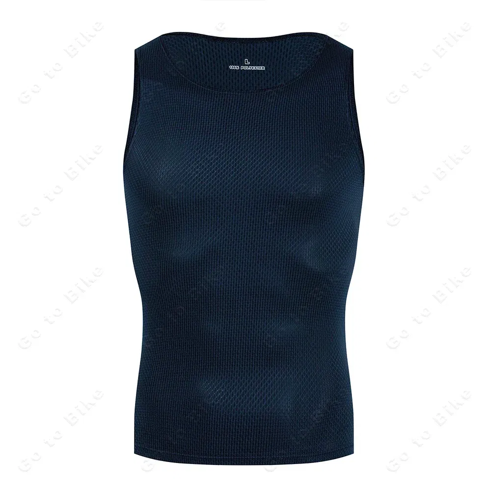 Color: Brown, Size: L - Colorful Cycling Base Layer Cycling Undershirt Quick Dry Underwear Cycling Sleeveless Jersey High Elastici MTB Road Bike Jerseys
