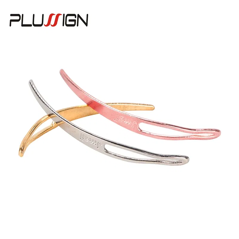 Color: Orange & Purple - Plussign Dreadlock Needle Hair Extension Tools Crochet Hook For Dreadlocks Interlocking Tools Silver Blonde Easy Locking Needle