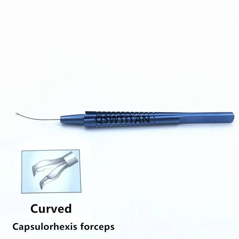 Color: Silver - Retinal Capsulorhexis forceps Intraocular Ophthalmic micro Surgical Instruments