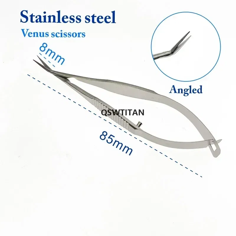 Color: 2 - 8.5cm Venus scissors Ophthalmic microsurgery surgical scissors animal experiment tool