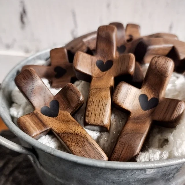 Asterom Handmade Cross My Heart | Encouragement Gift