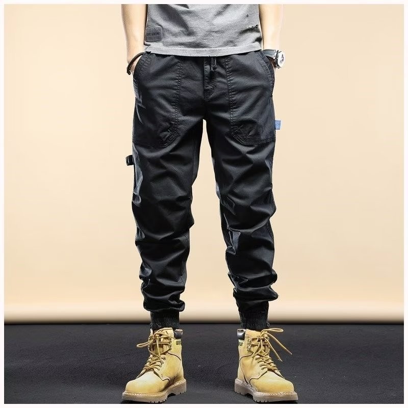 Urban Ease Men's Relaxed Ankle-Tie Jogger Pants