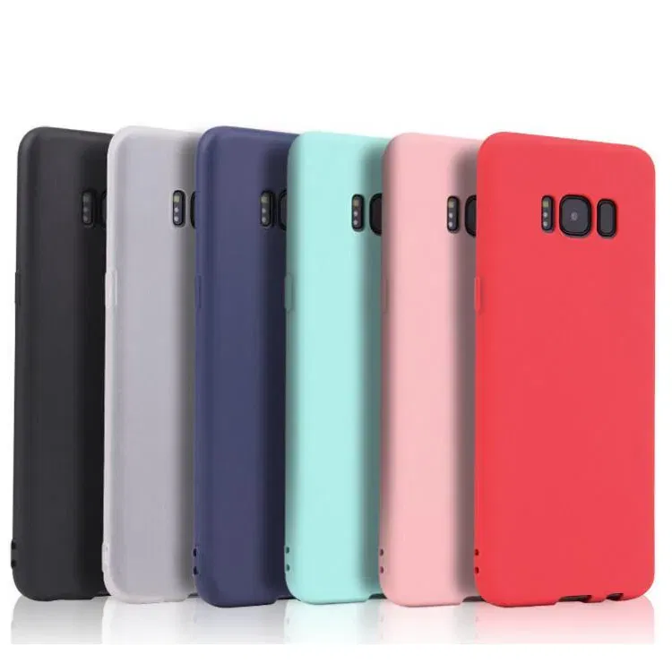 Color: black, Material: Cotton - Case For Samsung Galaxy S8 S9 S10 S20 Ultra A6 A7 A8 A9 2018 S20 Plus A10 A20 A30 A50 A70 Matte Silicone Soft TPU Cover case