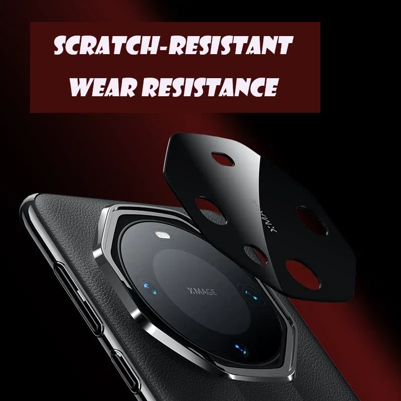 Color: Brown, Material: Aluminum - For Huawei Mate 60 Pro 50 40 Plus RS Case Lens Protective Mate60 Mate60Pro 60Plus 60RS Full Cover Camera Protector Shell