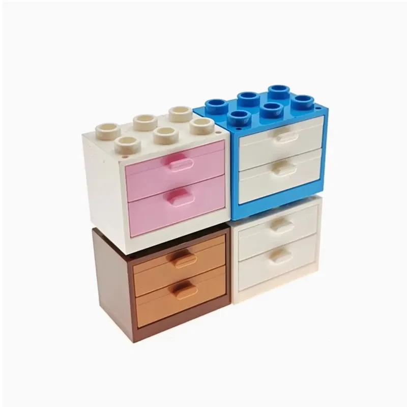 Color: Wood, Ships From: CHINA - CUPBOARD 2X3X2,DOOR 3X2,DRAWER Compatible 92410 4532 4533 30125 35245 4536 Self-Locking Bricks Building Blocks Toys Accessories