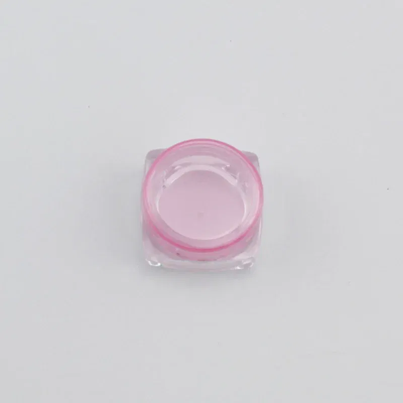 Color: Brown - 15pcs 2g 3g Empty Jars Refillable Mini Plastic Bottle Cosmetic Jar Container Small Round Bottle Little Cream Jar Solid Perfume