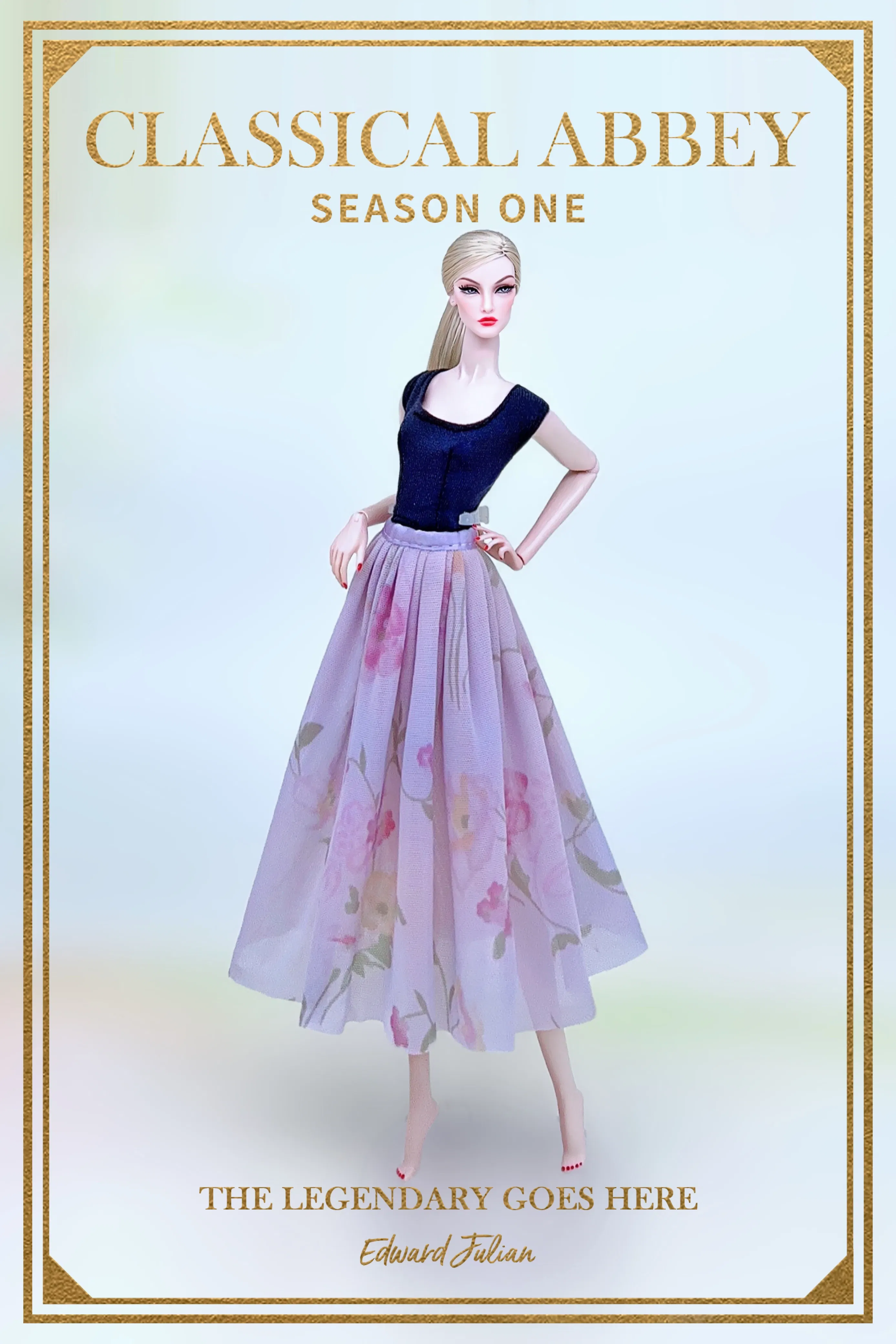 Color: Gold - clothes for barbie extra