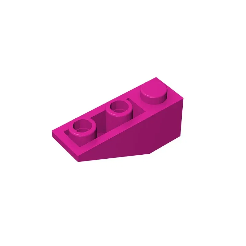 Color: Dark Khaki - Gobricks GDS-596 Slope, Inverted 33 3 x 1 compatiblewith lego 4287 pieces of children's toys Assembles Building Blocks Technical