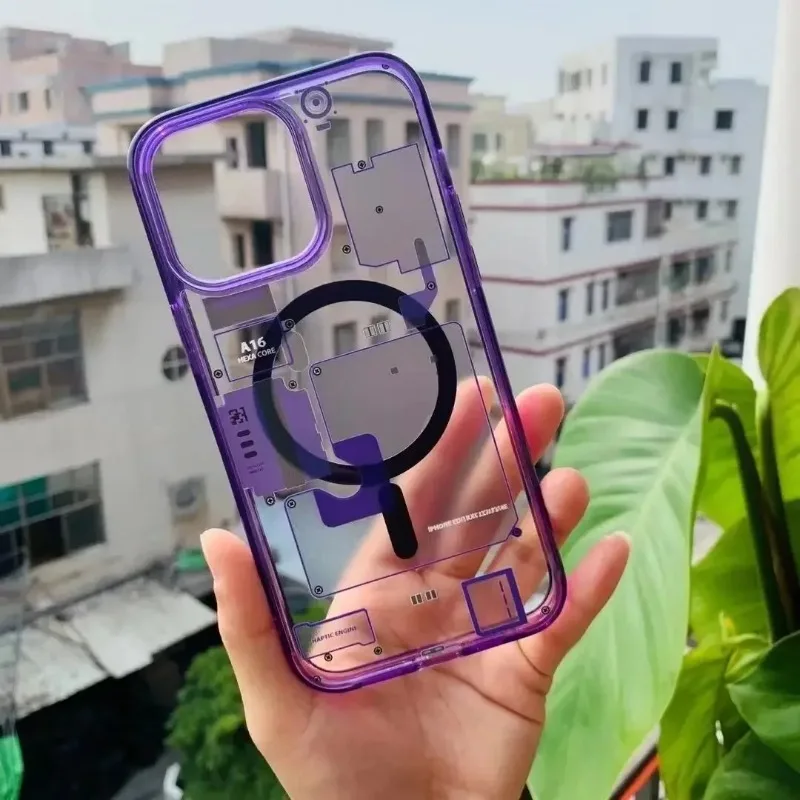 Material: Microfiber, Color: Beige - FOR 2024 Original Technology Phone Case For IPhone 15 14 13 12 Pro Max Plus Magnetic Wireless Charging High Quality Bumpers