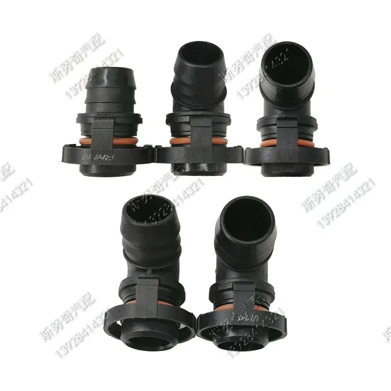 Color: WHITE - 22mm ID18 ID20 exhaust pipe connector plastic exhaust tube fittings 2pcs a lot