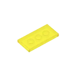Color: Trans-purple - MOC PARTS SET Model GDS-614 Tile 2 x 4 compatible with lego 87079 pieces of children's toys Assembles Building Blocks Technical