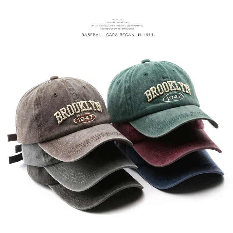 Color: Other - Brooklyn Alphabet Baseball Cap Men Women's Cowboy Baseball Cap Summer Cotton Hat Snapback Hip-Hop Hat Casual Gorra Hombre Visor
