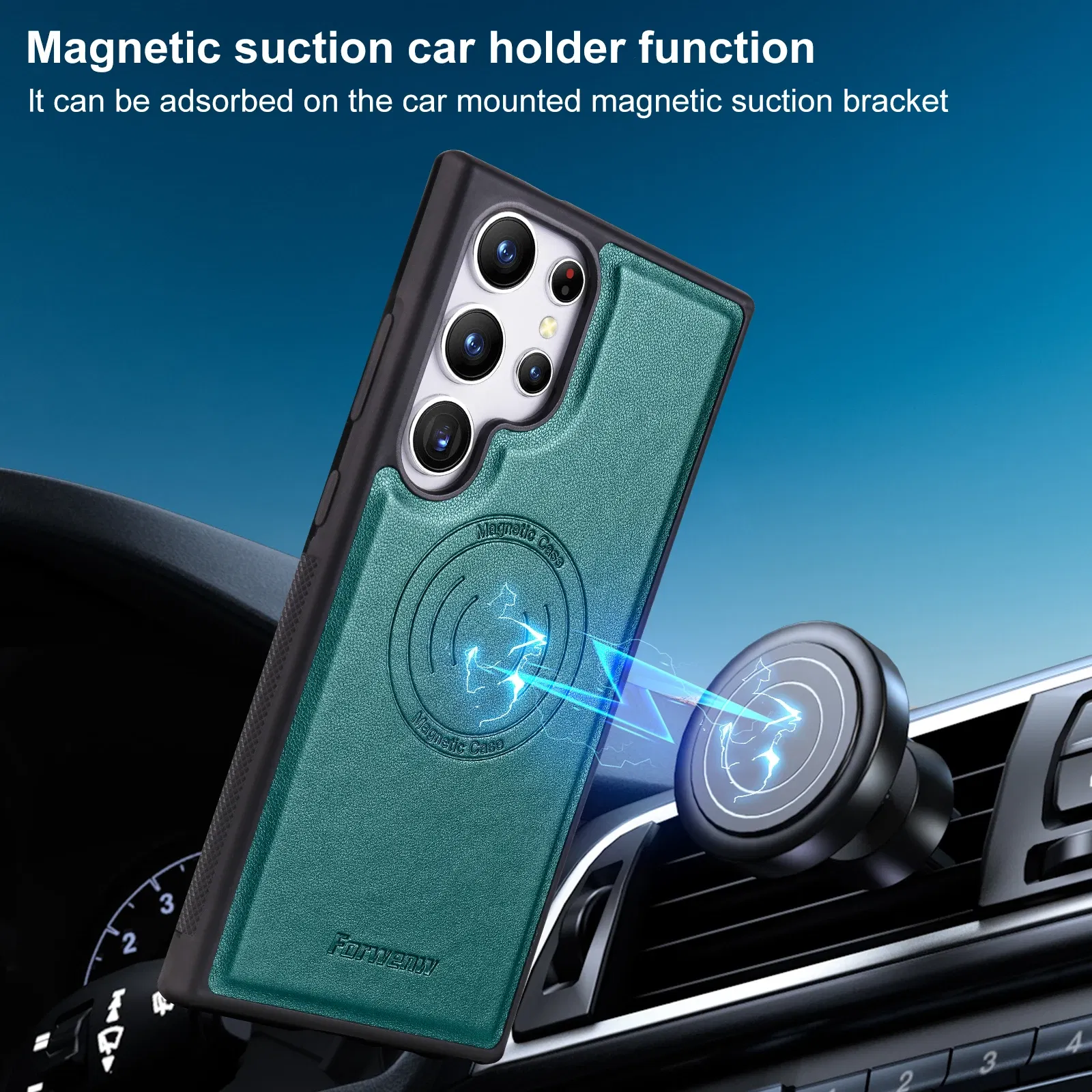 Color: black, Compatibility by Model: Galaxy Note20 - Leather Case For Samsung Galaxy A16 A36 A56 A55 A35 A15 A25 S25 S24 Ultra S23 S22 Plus + 2 in 1 Detachable Vertical Wallet Cover