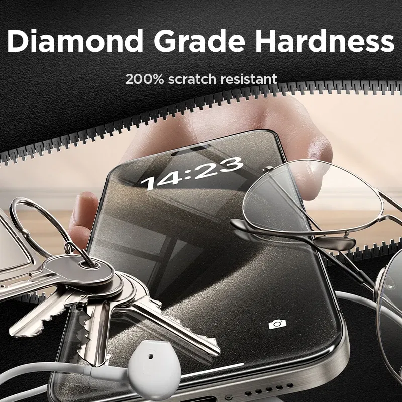 Bundle: Bundle12, Material: High Definition - Joyroom 3/2/1PCS Full Screen HD Glass For iPhone 16 Pro Max HD Tempered Glass Screen Protector For iPhone 15 14 13 Pro Max