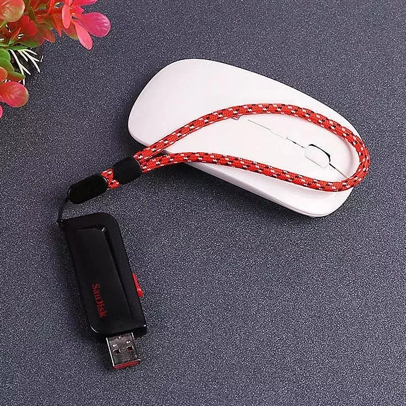 Color: Red / Pink - Adjustable Hand Wrist Lanyard Strap String for Mobile Phone Keys Keychains USB Flash Drives U Disk Camera Anti-lost Lanyard