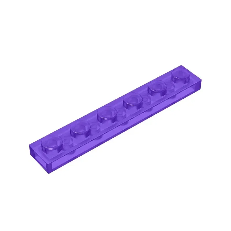 Color: Olive Green - Gobricks GDS-505 Plate 1 x 6 compatible with lego 3666 pieces of children's DIY building block Particles Plate DIY