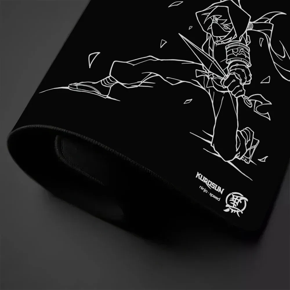 Color: BROWN, Size: XXL - Gamer Professional Kurosun Samurai Gaming Mouse Pad Game Ultrafine Surface Balance Mouse Mat 45x40CM E-Sports Mousepad Desk Mat