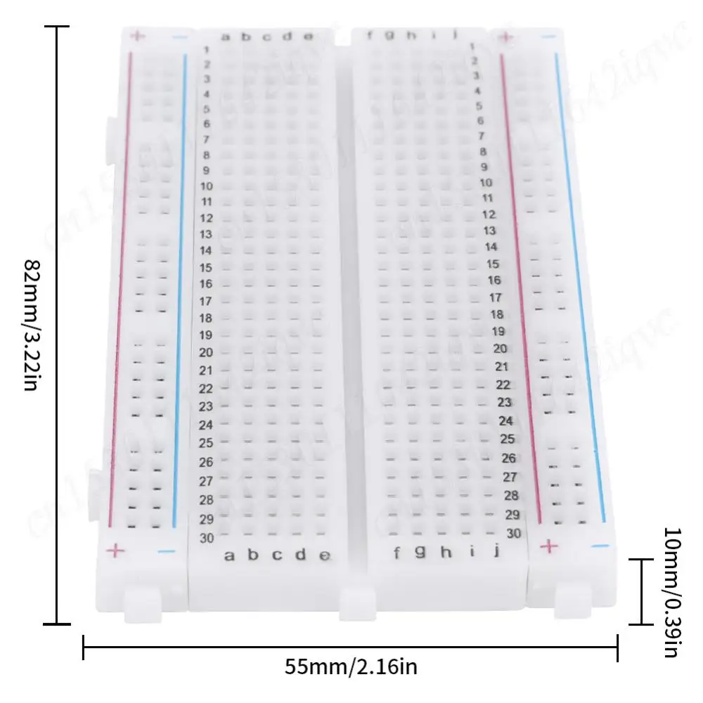 Color: Orange, Ships From: CN - 1-10Pc 400 Tie Points Solderless PCB Breadboard Spliceable Universal MB102 Breadboard DIY Bread Board for Experiment Test Robot