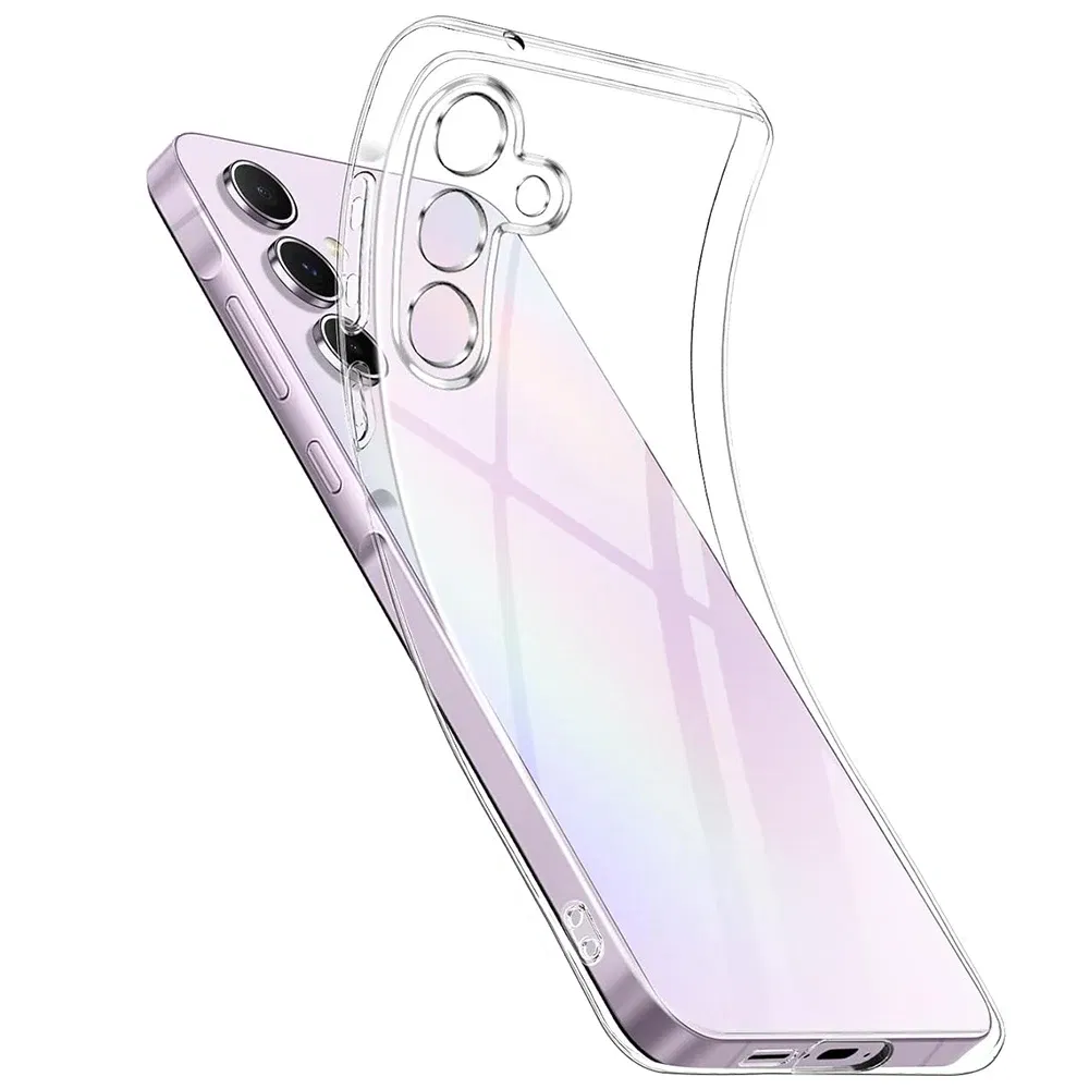Material: tpu - Ultra Thin Silicone Soft Case For Samsung Galaxy S25 S24 S23 S22 S21 S20 FE Plus Ultra Transparent Clear Cover Fundas