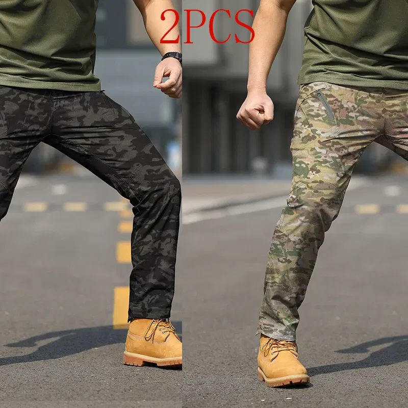 Color: Lavender, Size: XL - Archon X9 Tactical Pants Slim Fit Waterproof Camouflage Training Pants Spring Autumn Breathable Waterproof Overalls Loose Wear