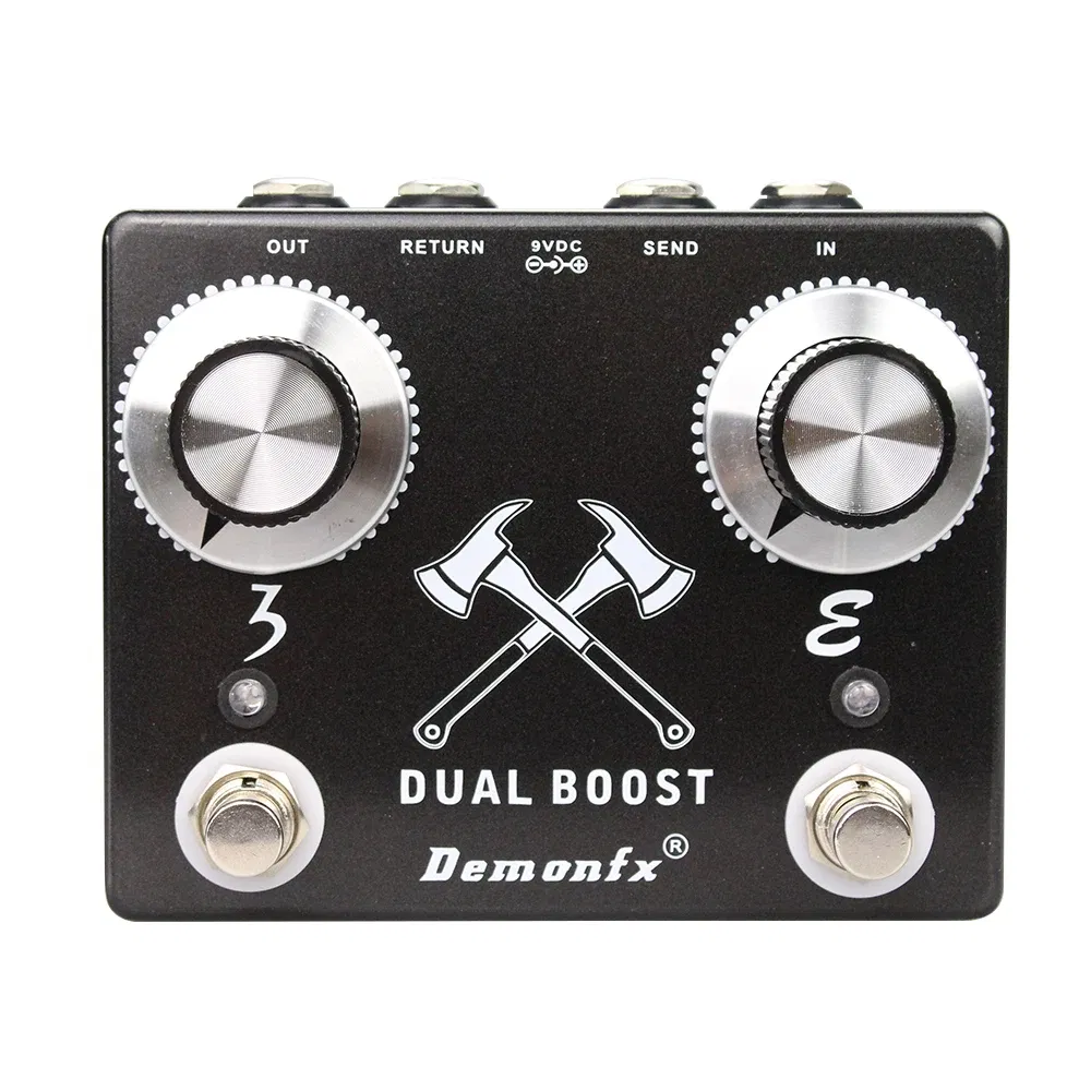 Color: Blue - Demonfx High quality Guitar Effect Pedal Wah Distortion Overdrive Delay Reverb Compressor Booster Pedal