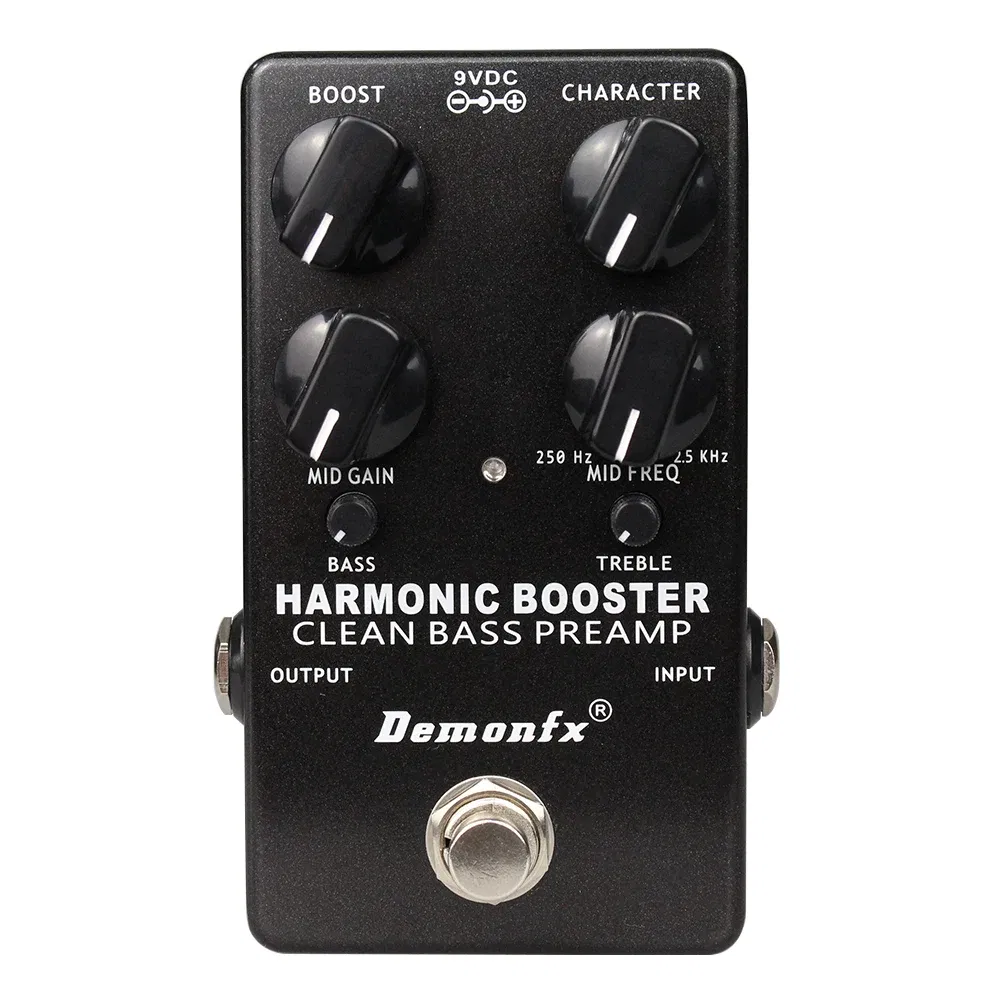 Color: Blue - Demonfx High quality Guitar Effect Pedal Wah Distortion Overdrive Delay Reverb Compressor Booster Pedal