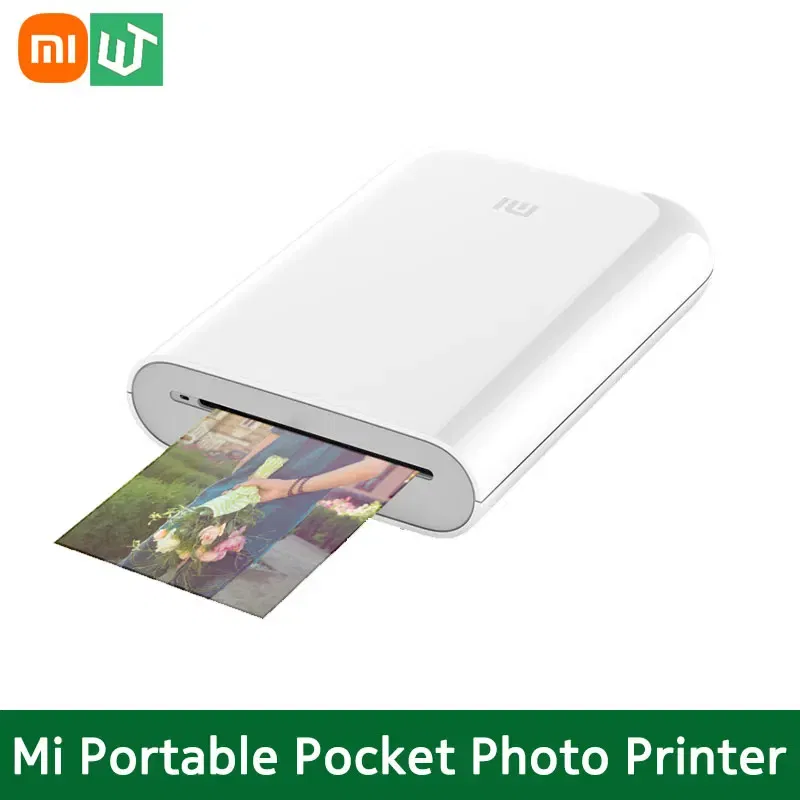 color: Blue, Ships From: CHINA - Top Global Version Portable Pocket Photo Printer 300dpi Bluetooth-compatible DIY Share Smart Mobile Mini AR Printer