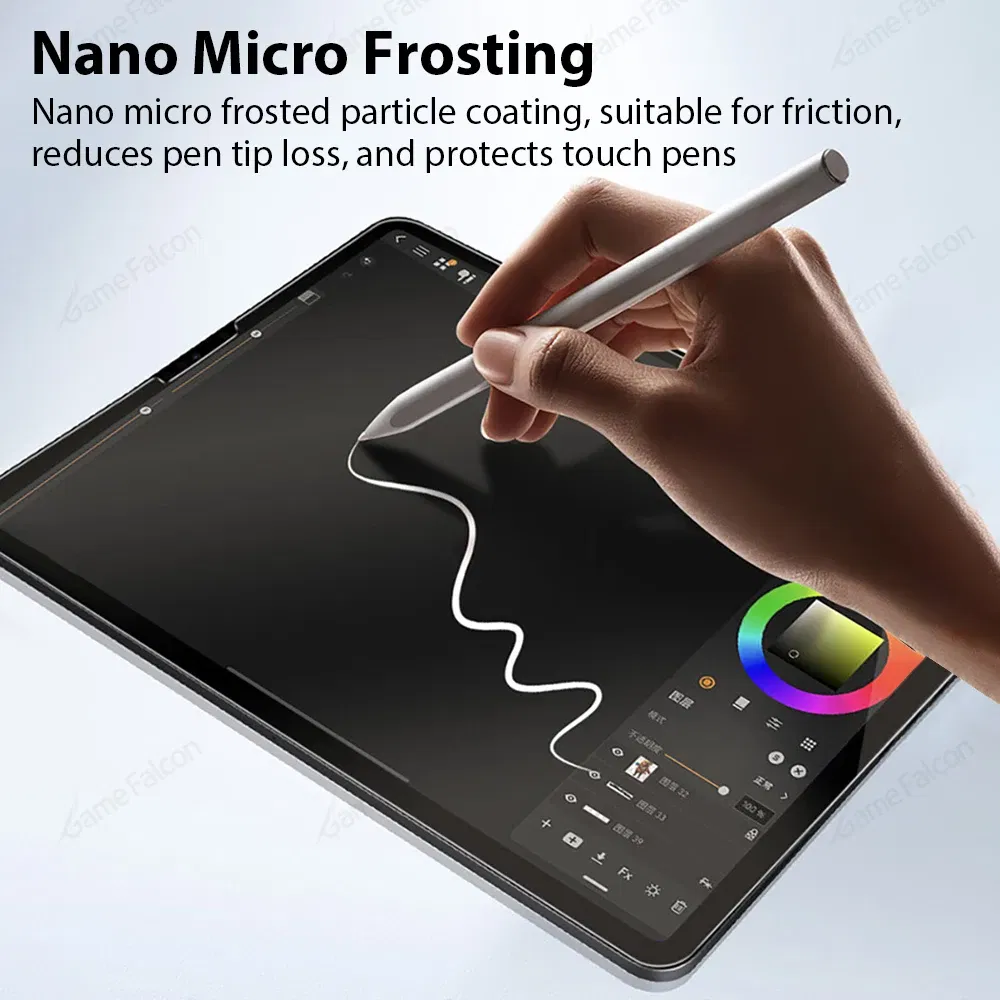 Color: black - Like Paper Film Screen Protector For Ipad Pro 13 12.9 11 2024 10th Generation Air 4 5 9th 8th 7th 10.2 Mini 6 Matte Film Writer
