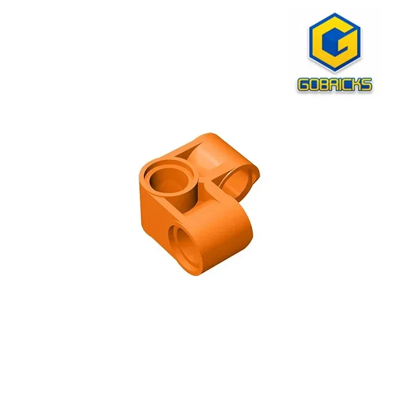 Color: VIOLET/?«?—?…°, Ships From: CN - Gobricks GDS-993 Technical, Pin Connector Perpendicular 2 x 2 Bent compatible with lego 44809 pieces of children's DIY