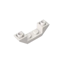 Color: black - Gobricks GDS-2226 Slope, Inverted 45 4 x 1 Double compatible with lego 32802 Technical Building Blocks Liftarm Modified