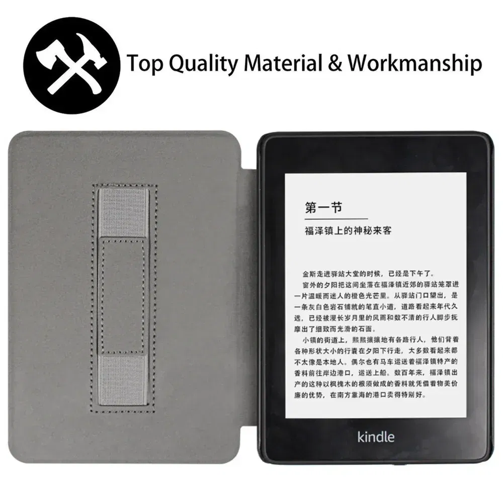 Color: Salmon Pink, Size: Fourteen - Handle Case for Kindle Paperwhite 2022 2021 Pouch 1 2 3 4 5 6 7 8 9 10th 11th Generation 6/6.8 Inch 2019 2018 Protective Cover