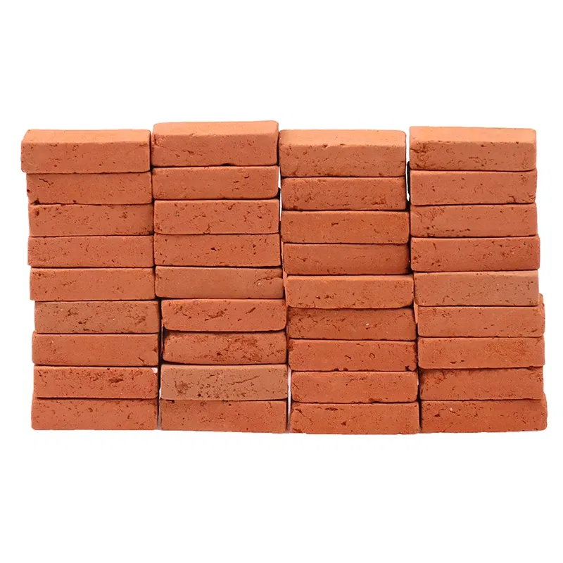 Color: Light Grey - 50PCS 1/16 Dollhouse miniature simulation brick diy sand table landscape scenery clay Scenery Buildings Toys