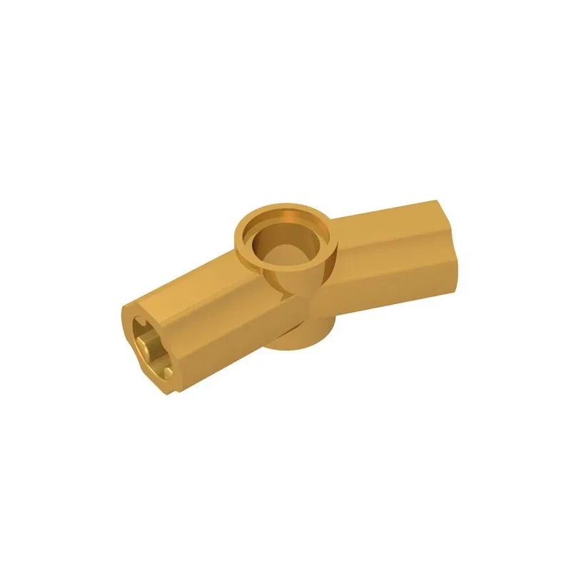 Color: Light Grey - Gobricks GDS-918 Technical, Axle and Pin Connector Angled #3 - 157.5 degrees compatible with lego 32016 Building Blocks