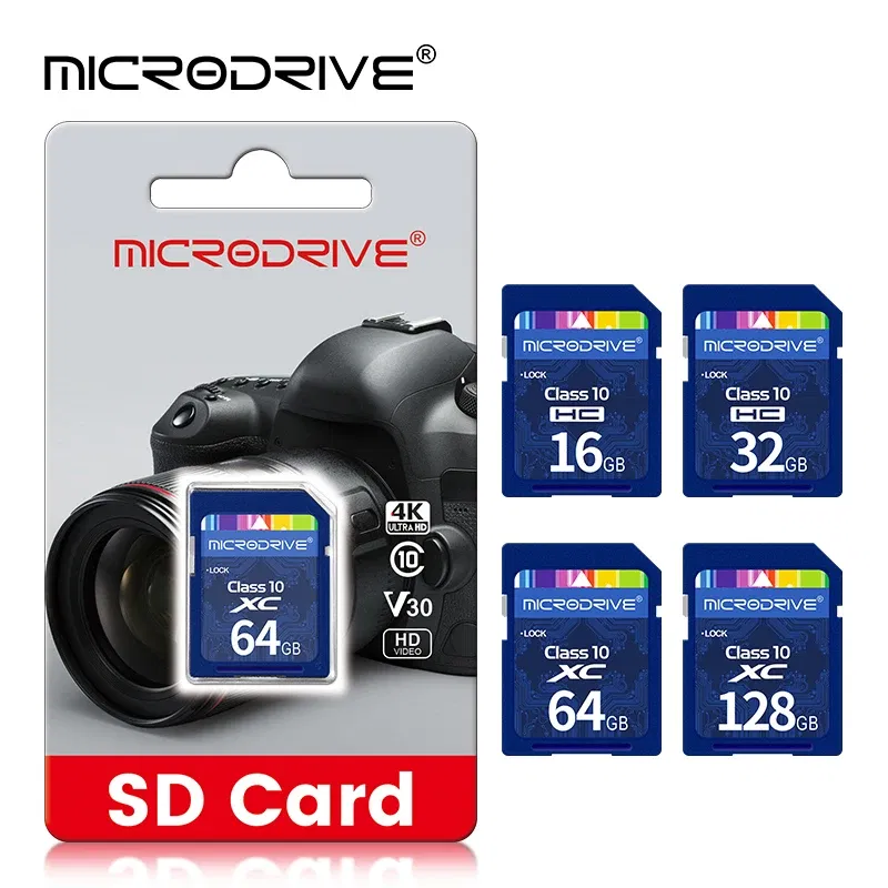 Capacity: 128 GB - High speed Class10 SD Card 32GB SD card 128G 64GB 32GB 16GB carte sd Memory Card sd pendrive for camera Microdrive