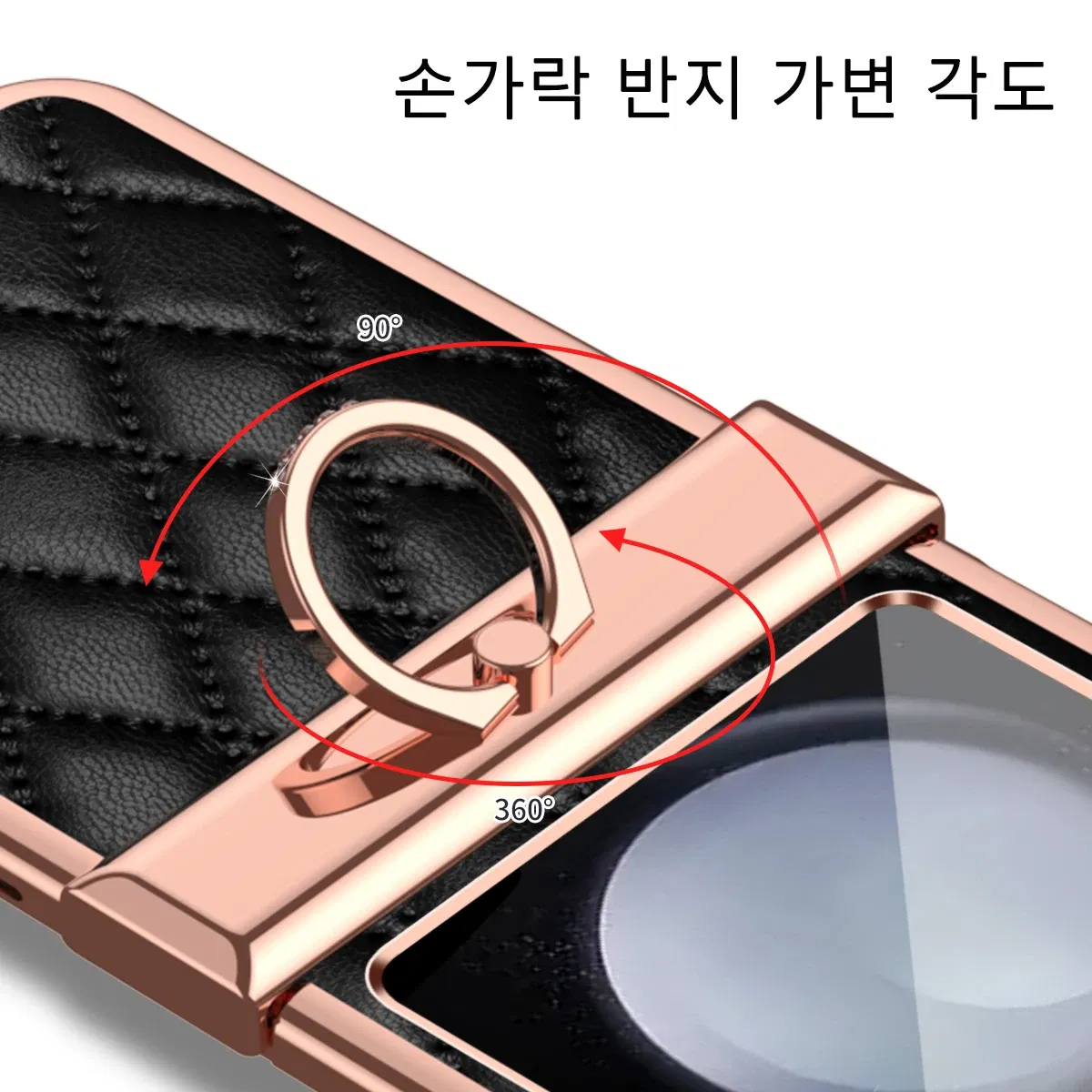 Color: PURPLE, Material: Canvas - For Ring Holder Hinge Protection Leather Case For Samsung Galaxy Z Flip 5 5G Small Fragrant Wind Shockproof Cover for Z Flip5