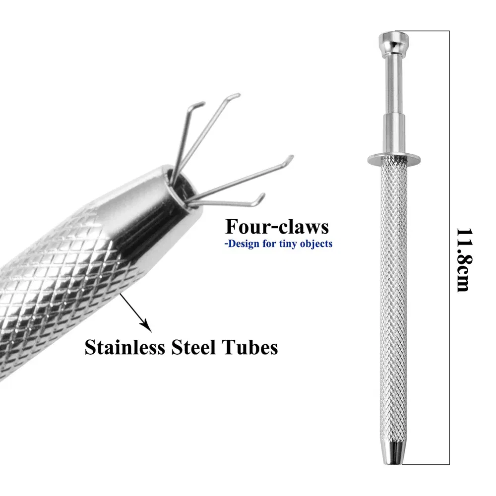 Metal color: champagne gold - Surgical Steel Pliers Body Piercing Tool Forceps Needle Pipe Clamp Tweezers Open Close CBR Ring Plier Ear Belly Nose Pierc Tools