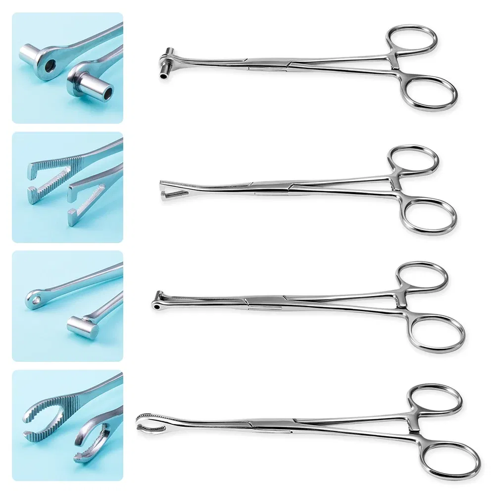 Metal color: champagne gold - Surgical Steel Pliers Body Piercing Tool Forceps Needle Pipe Clamp Tweezers Open Close CBR Ring Plier Ear Belly Nose Pierc Tools