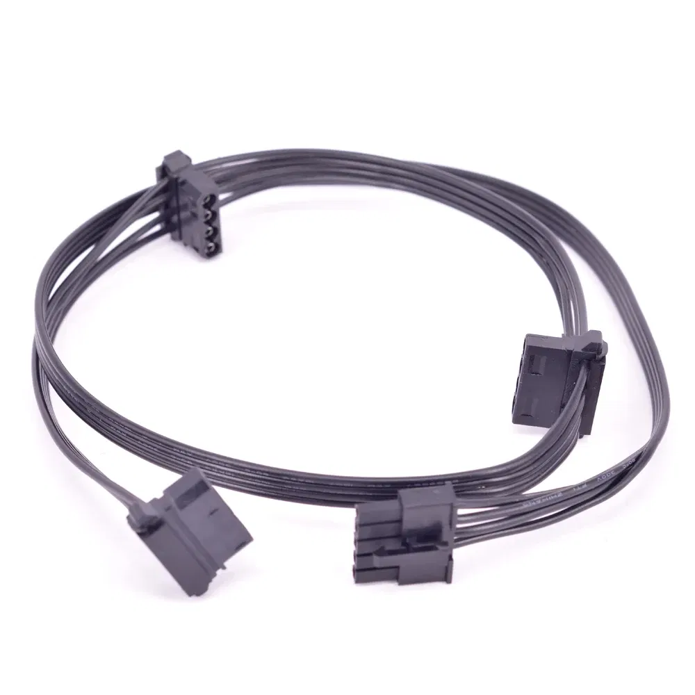 Color: Orange, Cable length: Other - For Cooler Master V Series V850 V1000 V1200 ATX 24 Pin CPU PCI-e 6 6+2 8 Pin Peripheral 4 Pin SATA Power Supply Cable