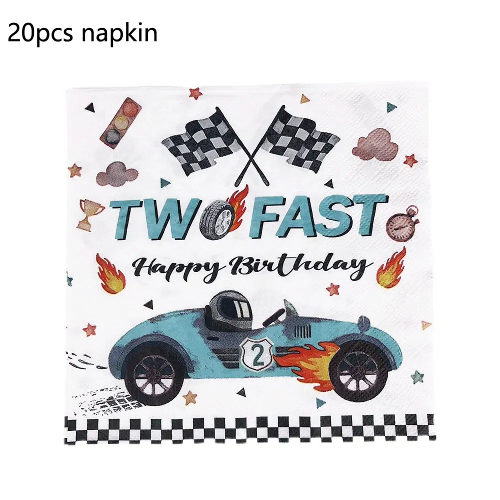 Color: Light Grey, Capacity: 480ml - Racing Car Disposable Tableware PLates Cups Napkin Tablecloth Two Fast Birthday Party Decorations
